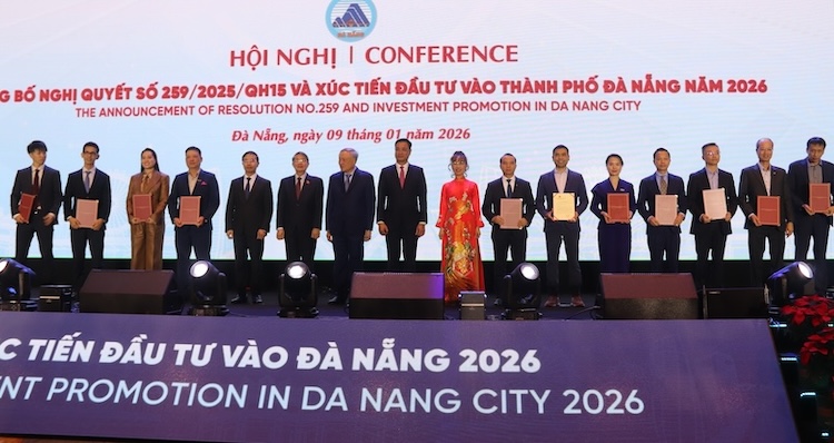 Conference announcing Resolution 259/2025/QH15 and Investment Promotion in Da Nang City in 2026. Photo: Nguyen Linh