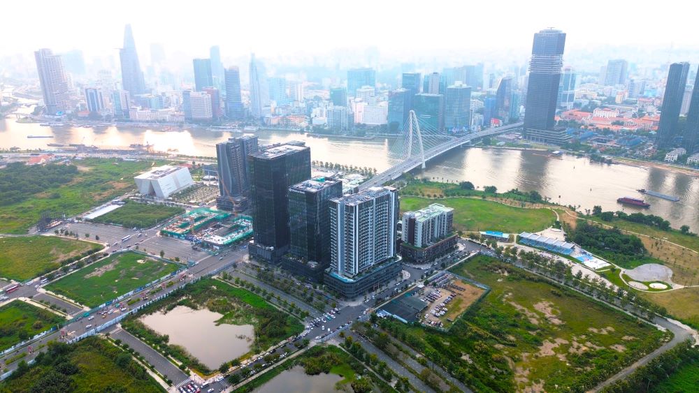 Hien TPHCM dang ra soat lai phuong an dau tu de som thuc day qua trinh xay dung cau Thu Thiem 3. Anh: Anh Tu