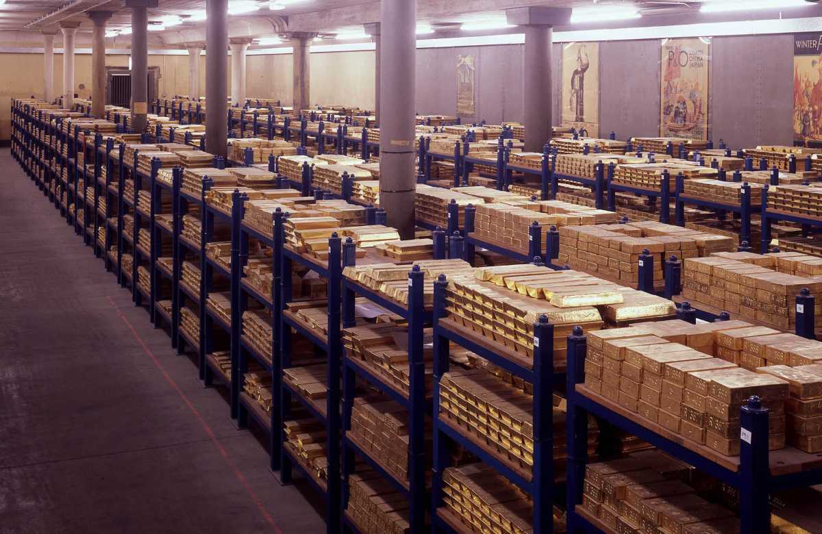 The Bank of England is holding about 400,000 gold bars for governments and organizations around the world. Photo: Bank of England