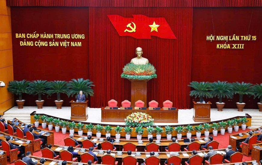 The 15th Plenum of the 13th Central Committee held from December 22-23, 2025 in Hanoi, considered and decided on many important contents. Photo: Nhat Bac