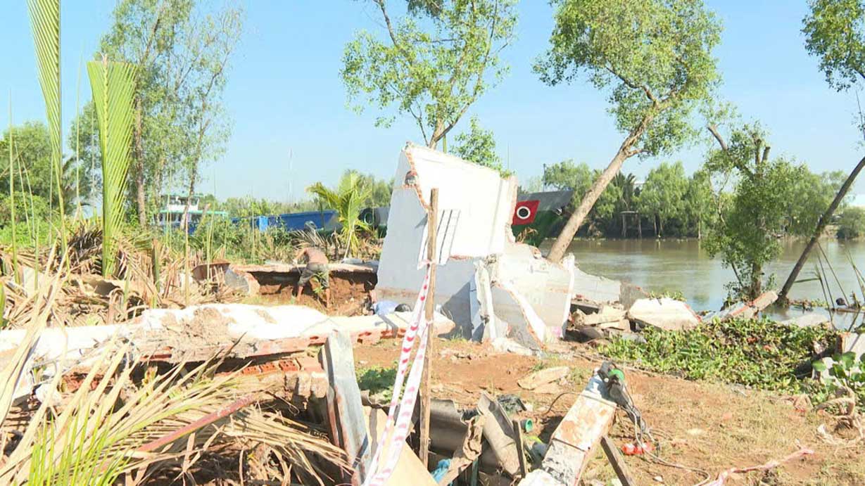 Hien truong vu sat lo tai . Anh: Duy Minh