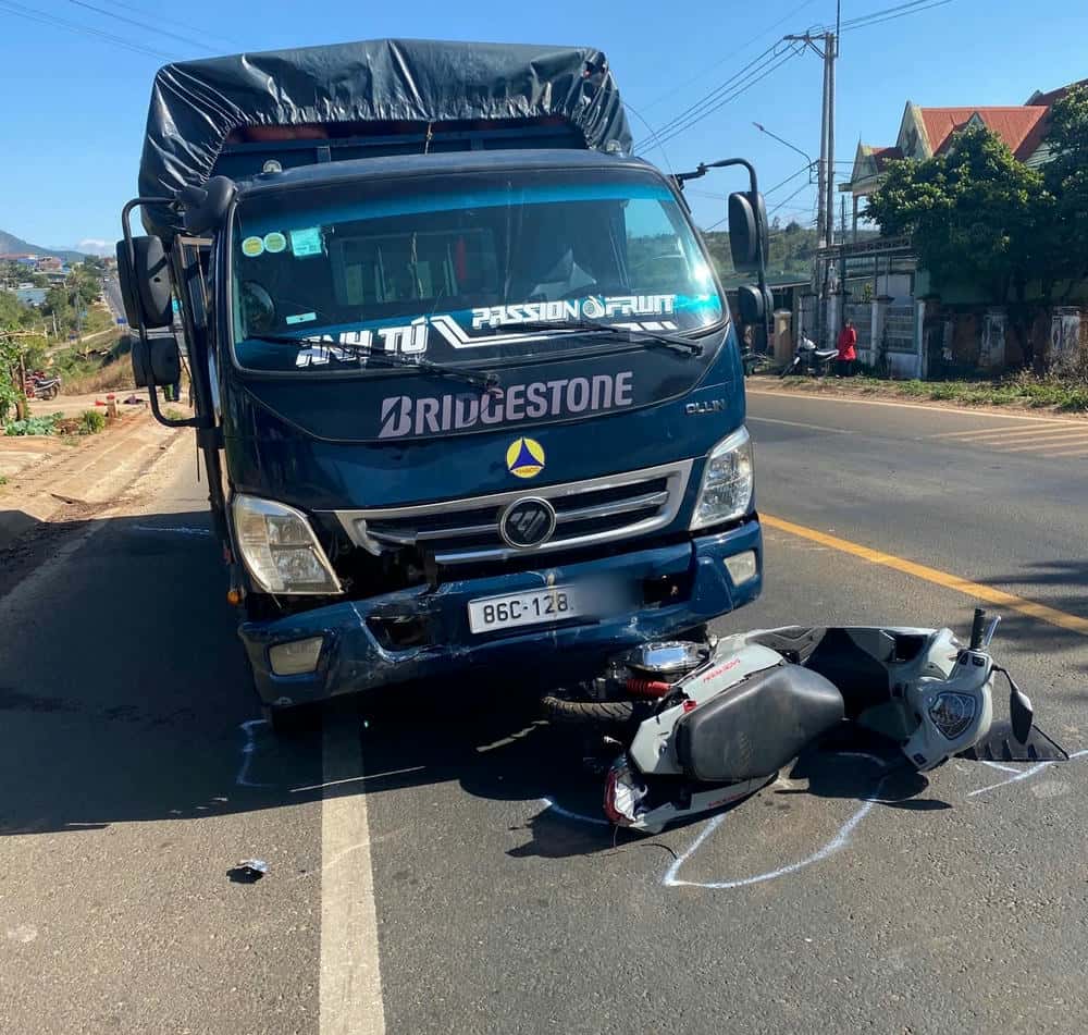 Scene of the accident. Photo: Sy Tran