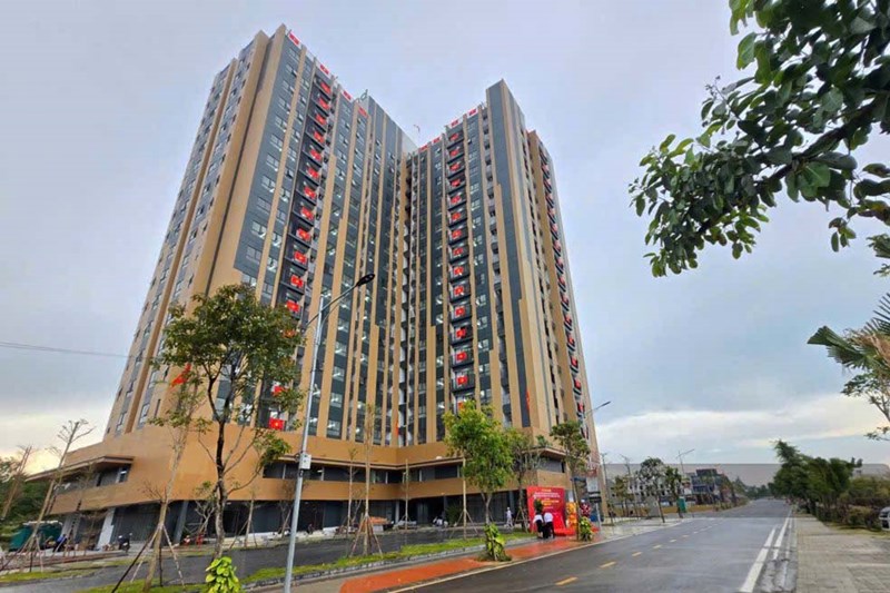 Nhà ở xã hội, khu dân cư Đại Thắng tại phường Vạn Xuân tỉnh Thái Nguyên. Ảnh: Nhóm Pv