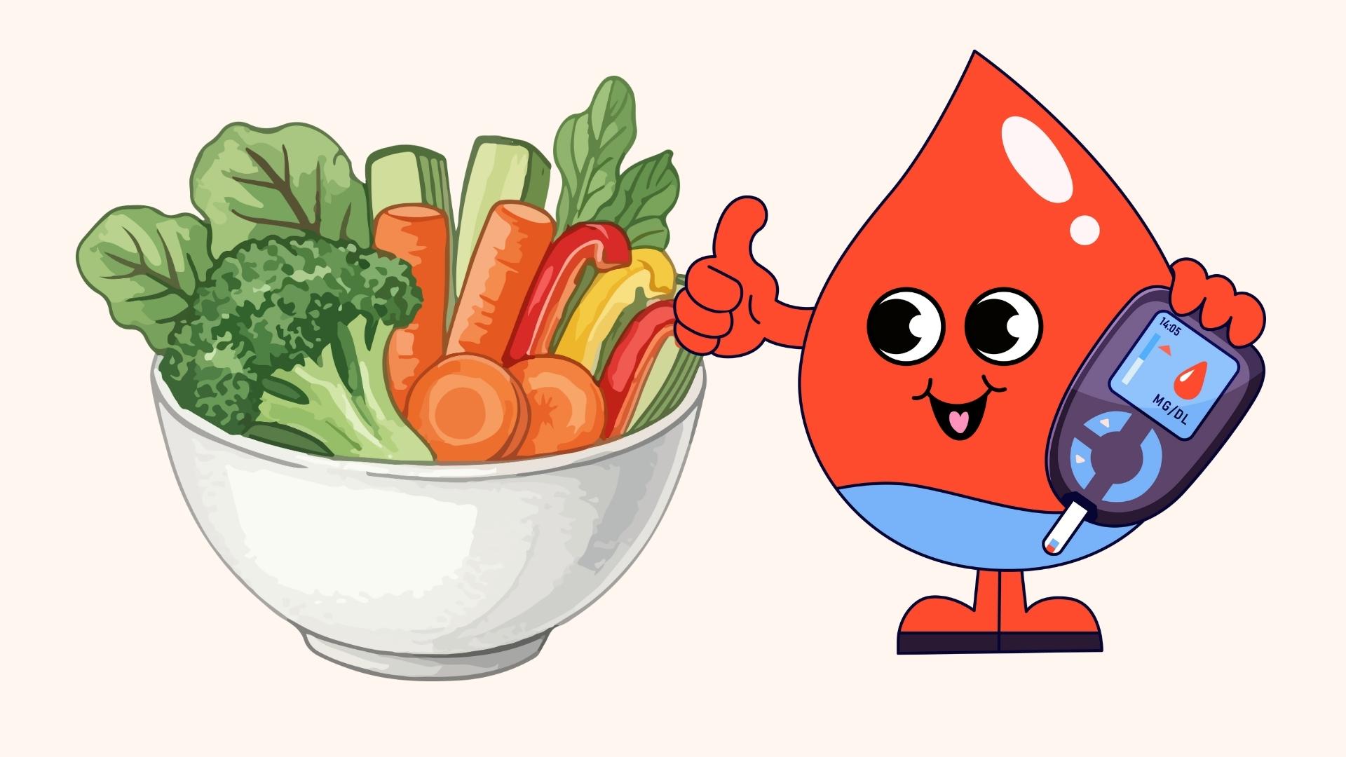 Blood sugar can be reduced naturally, just eat the right amount of starch. Graphics: Linh Dan