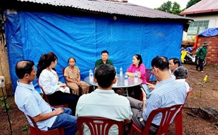 Nhà Đại đoàn kết kiên cố sẽ thay thế nhà tạm quây bạt cho gia đình khó khăn