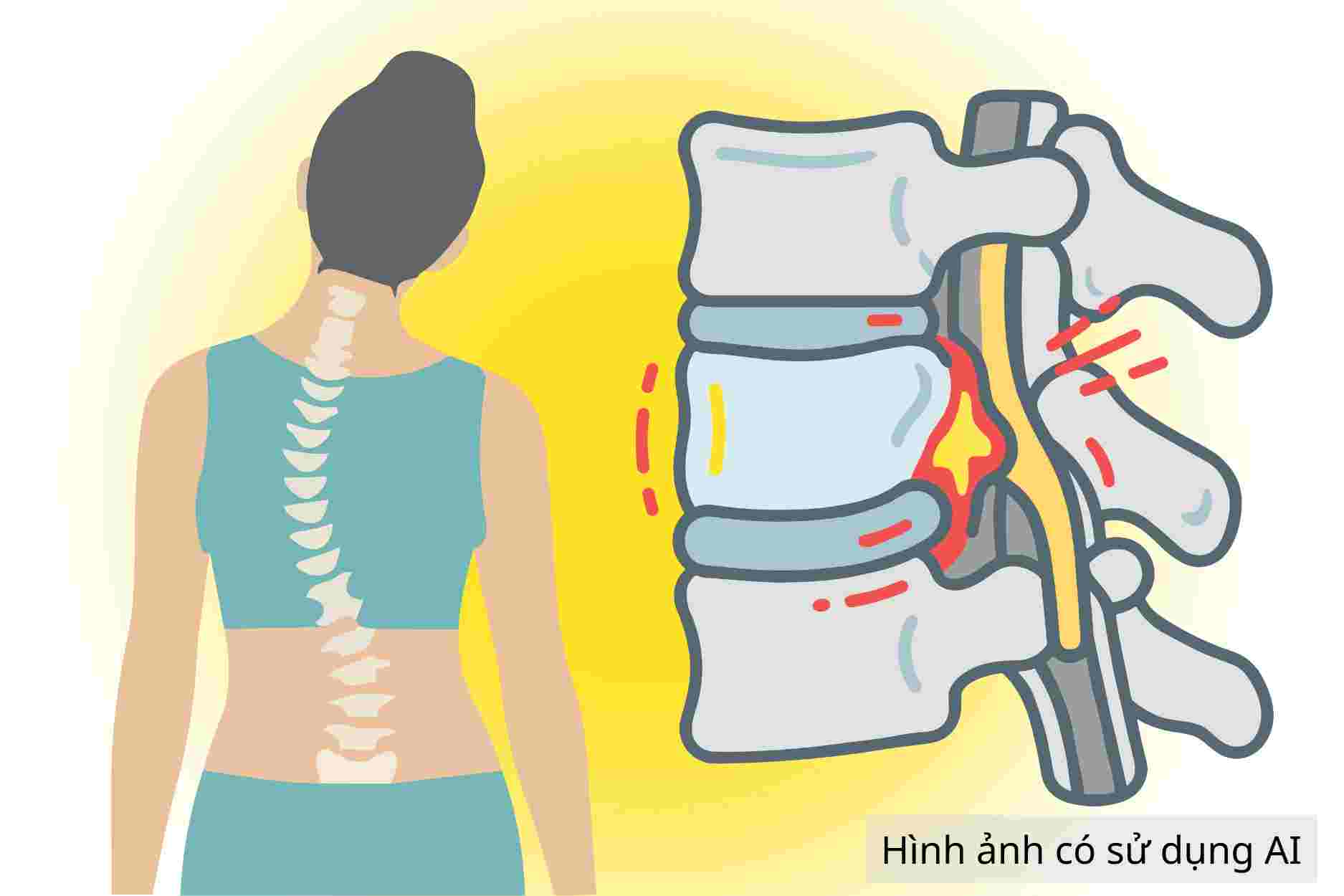 M47 spinal degeneration causes back pain and risk of complications