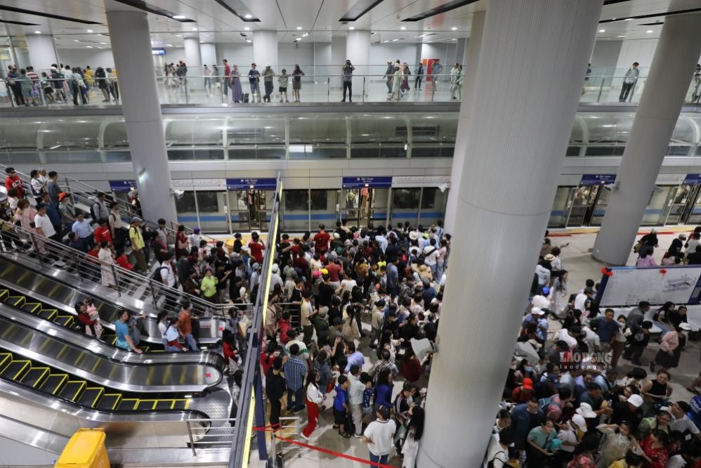 Metro số 1 (Bến Thành - Suối Tiên) đã phục vụ hơn 40 triệu lượt hành ...