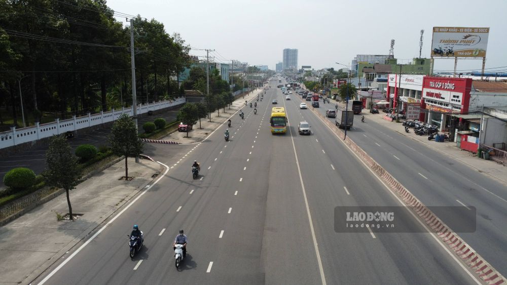 Hai tuyến metro sẽ đi qua địa bàn phường Thuận Giao. Ảnh ghi nhận tháng ...