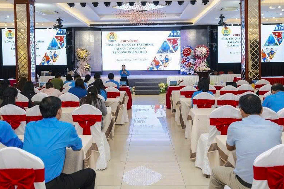 Quang cảnh buổi tập huấn nghiệp vụ Công đoàn năm 2026. Ảnh: Công đoàn Gia Lai