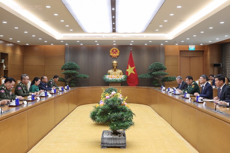 Quang cảnh buổi tiếp. Ảnh: chinhphu.vn