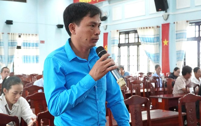 Công đoàn phường Hội An Tây, Đà Nẵng tham gia hội nghị đối thoại giữa người đứng đầu cấp ủy, chính quyền với MTTQ, các đoàn thể chính trị - xã hội và nhân dân. Ảnh: Công đoàn Hội An Tây