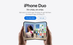 iPhone Duo officially opens pre-orders in Vietnam tonight, October 16th