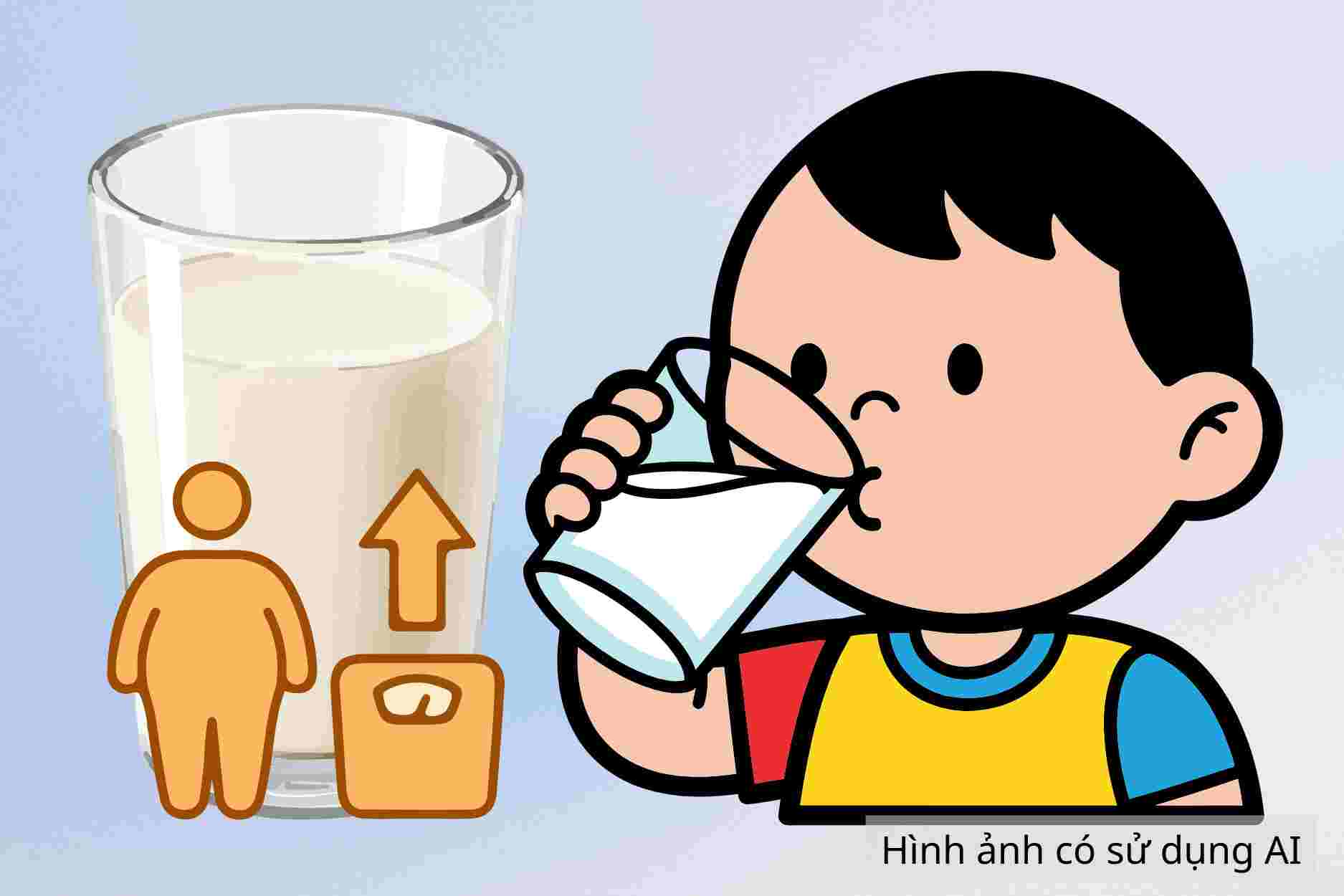 Notes when supplementing milk for obese children