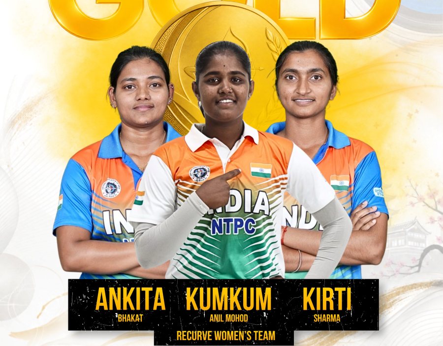 Indian women's archery team wins first Asian Games team gold medal