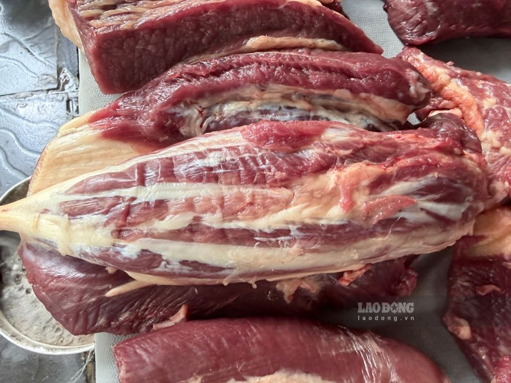 Thịt bò cùng các loại thịt đỏ khác chứa hàm lượng purin khổng lồ, là “thủ phạm” trực tiếp làm tăng vọt nồng độ axit uric trong máu và kích hoạt cơn đau xương khớp giữa đêm. Ảnh: Trà My