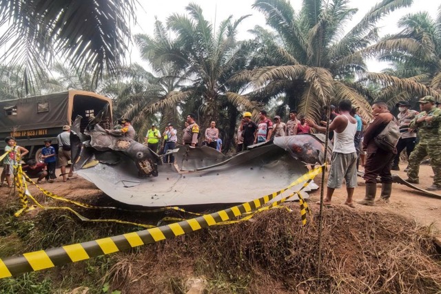 Indonesia investigates two suspected fragments of Chinese missiles that ...