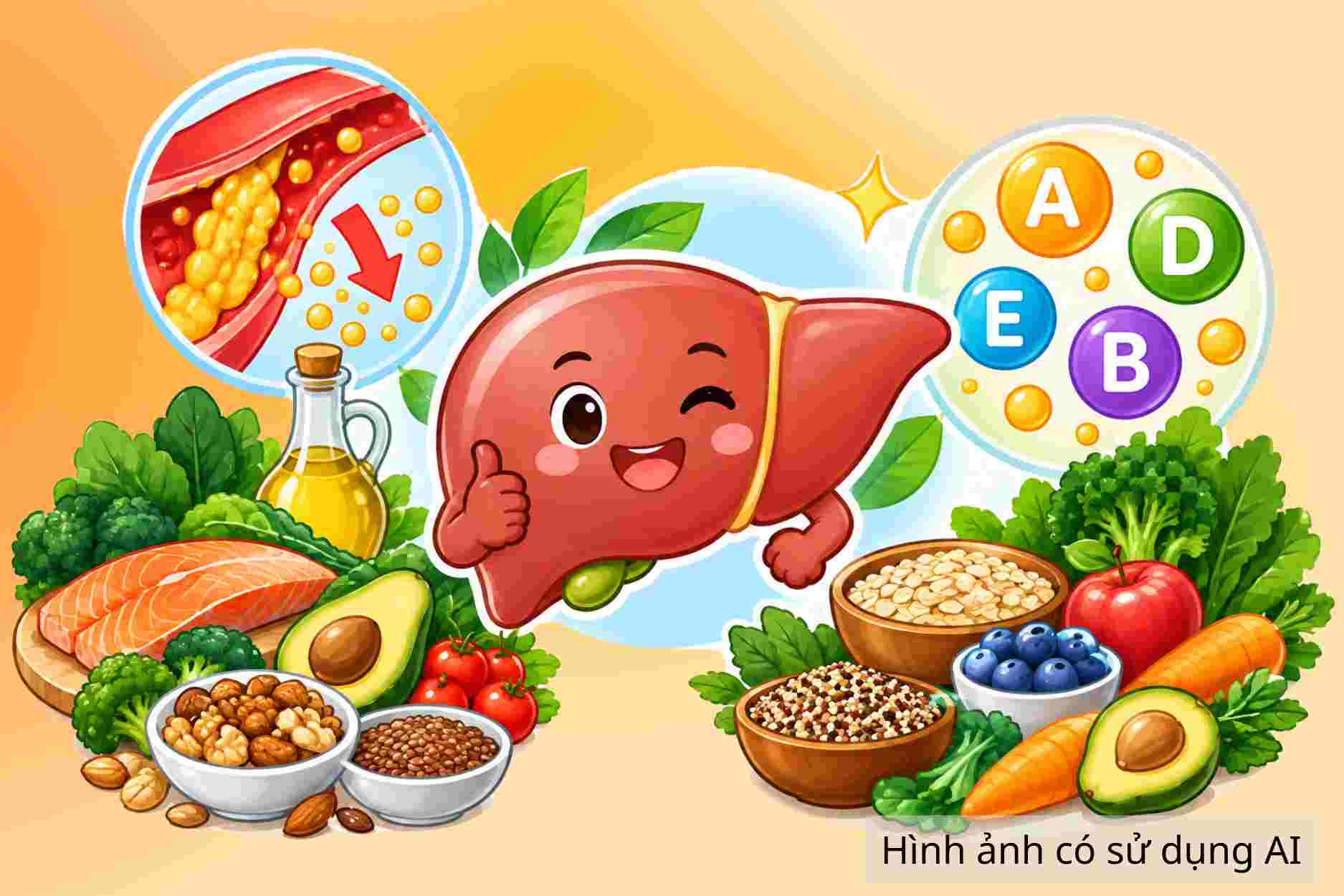 3 groups of foods good for the liver, supporting cholesterol reduction ...