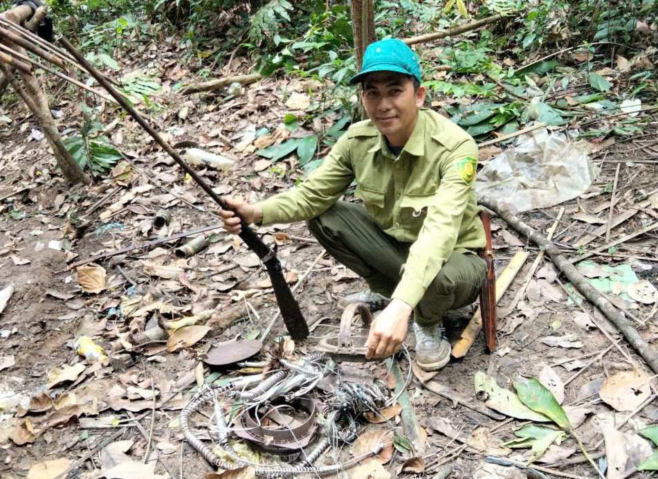 Caves and hundreds of animal traps discovered in special-use forest in ...