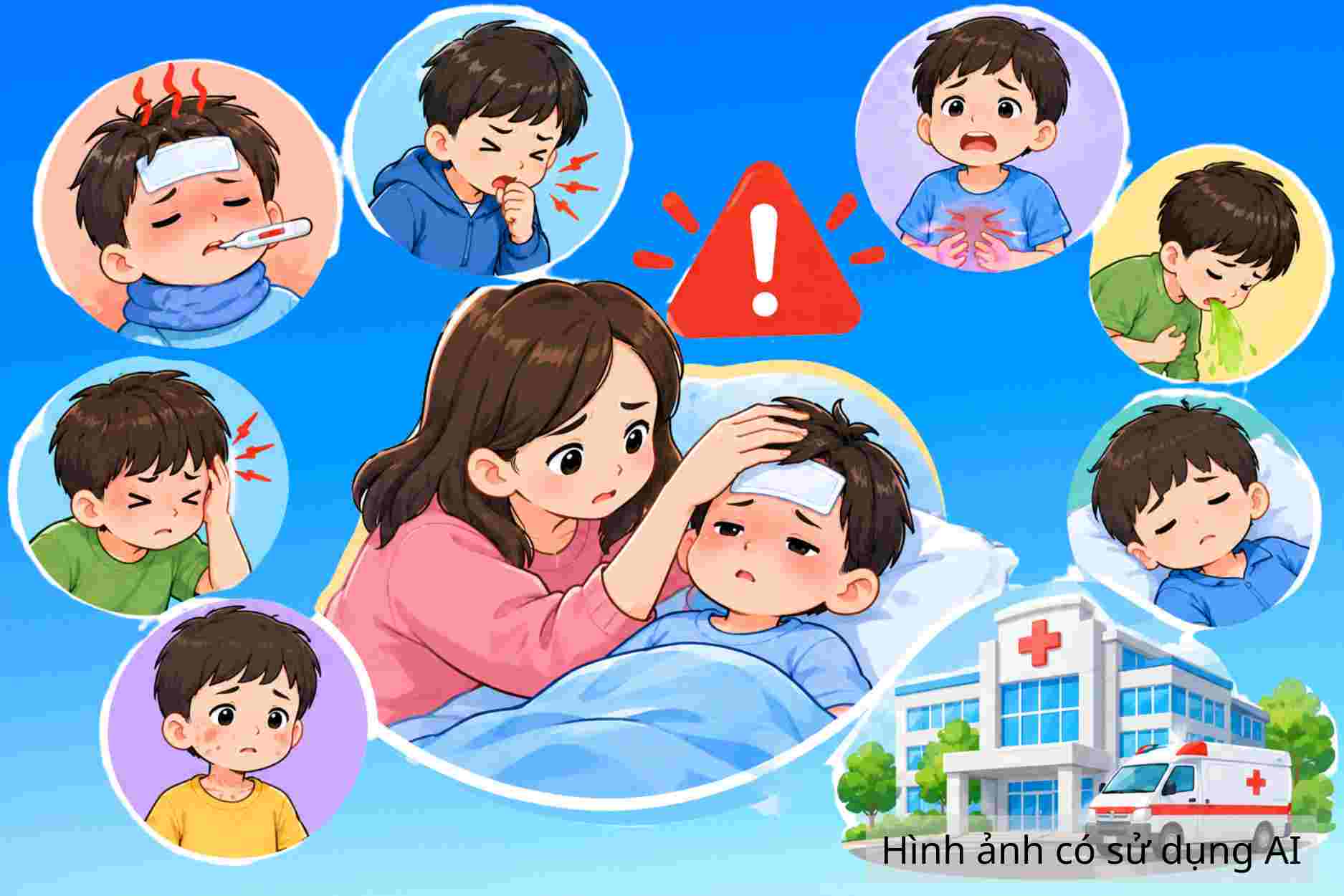 7-year-old child in critical condition due to severe A flu infection ...