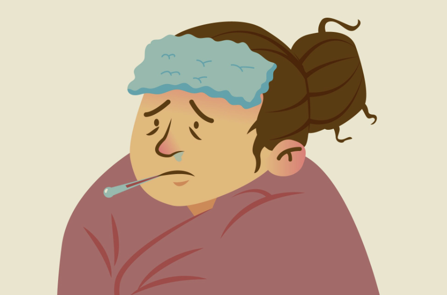 Dengue fever and notes when steaming, leaf steaming