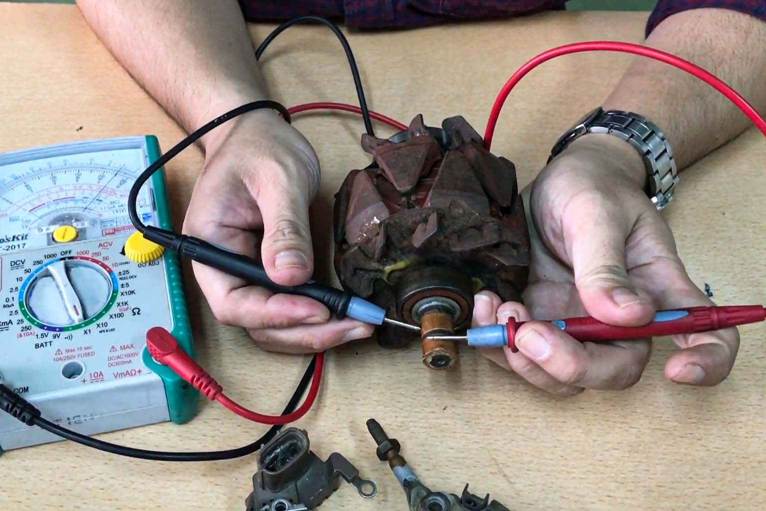 Repacin Damaged car generators, parts to check before replacing