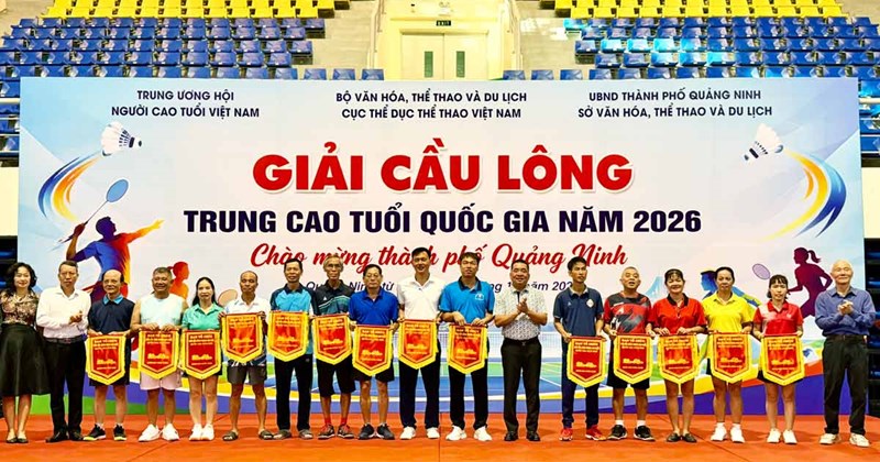 Photo: news.laodong.vn 2026 National Senior Badminton Championship Opens in Quang Ninh Province