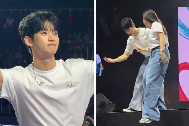 Kim Soo Hyun emotional at fan meeting after 2 years
