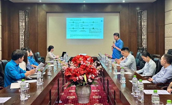 LĐLĐ tỉnh Hà Tĩnh tổ chức họp nâng cao năng lực phòng ngừa, ứng phó bạo lực trên cơ sở giới. Ảnh: Trần Tuấn