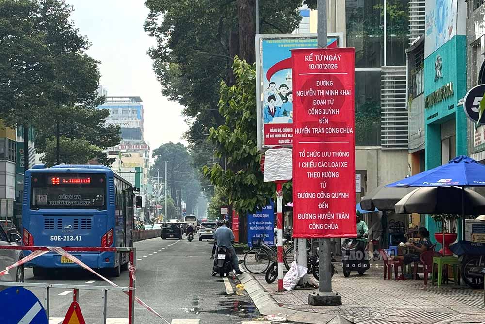 Ho Chi Minh City Shifts Central Traffic for Metro Line Construction