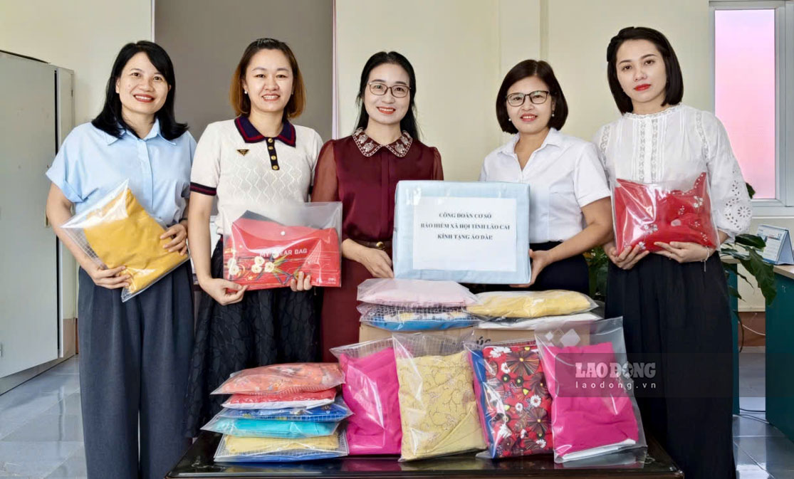 Lao Cai Provincial Social Insurance Trade Union awards 50 sets of ...