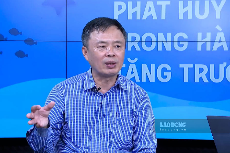 TS Dư Văn Toán - Viện Khoa học Môi trường, Biển và Hải đảo (Bộ Nông nghiệp và Môi trường). Ảnh: Tuấn Anh