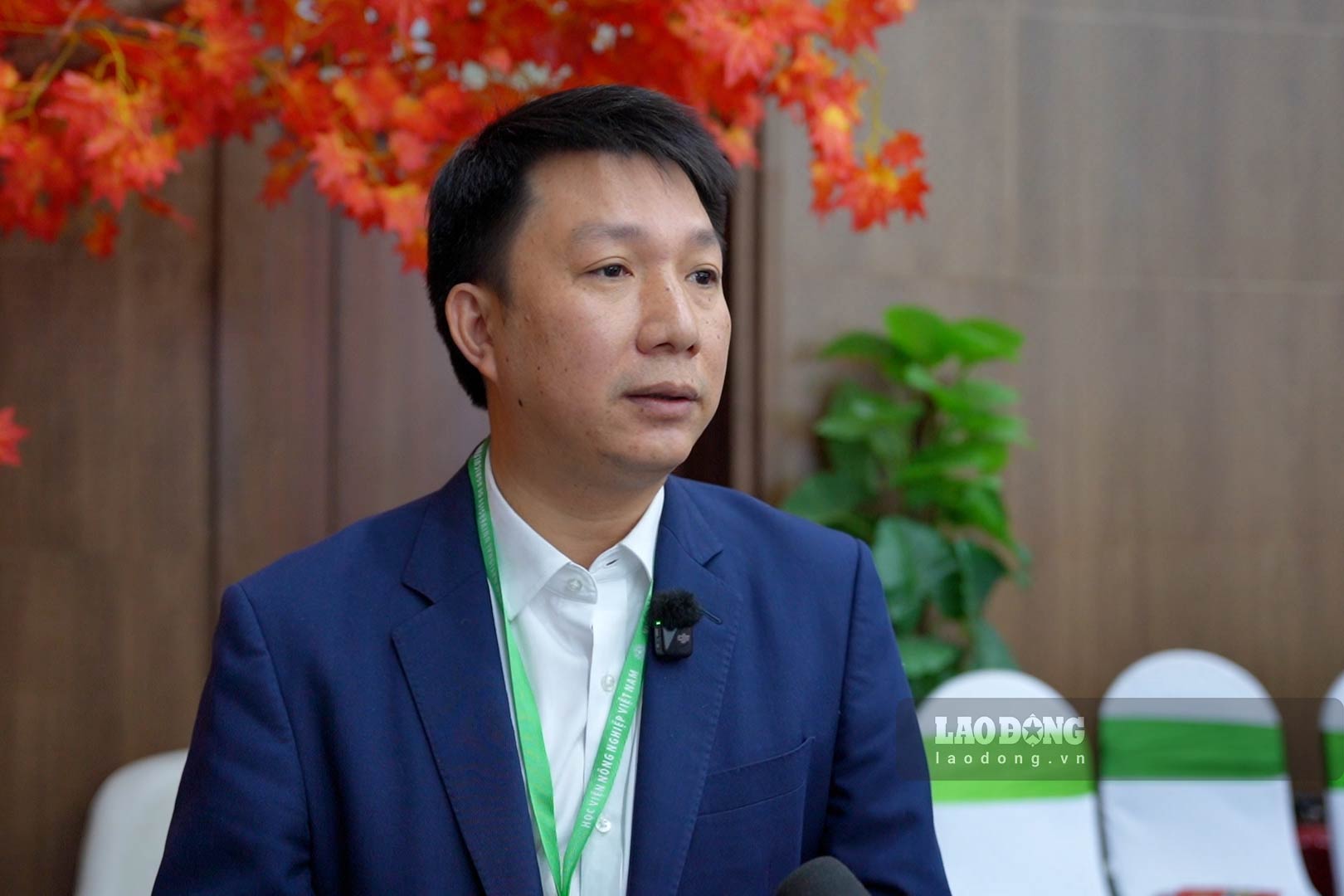 PGS.TS Trương Đình Hoài - Phó Trưởng khoa Thủy sản, Học viện Nông nghiệp Việt Nam. Ảnh: Tuấn Anh