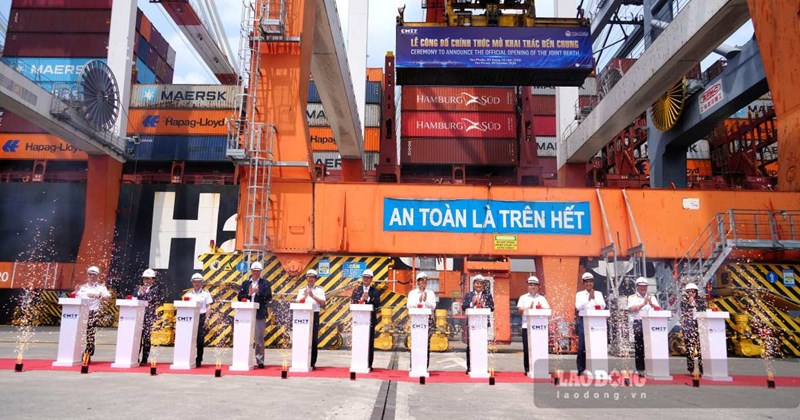 Mep Events Officially exploiting the common wharf between 2 seaports in Cai Mep