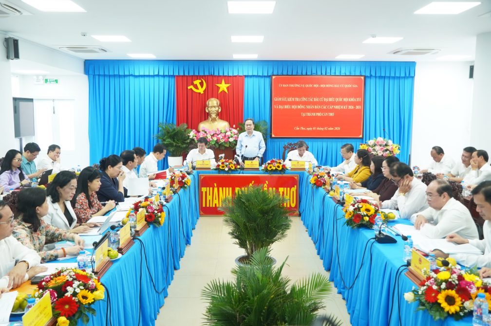 Quang cảnh buổi làm việc. Ảnh: Tạ Quang