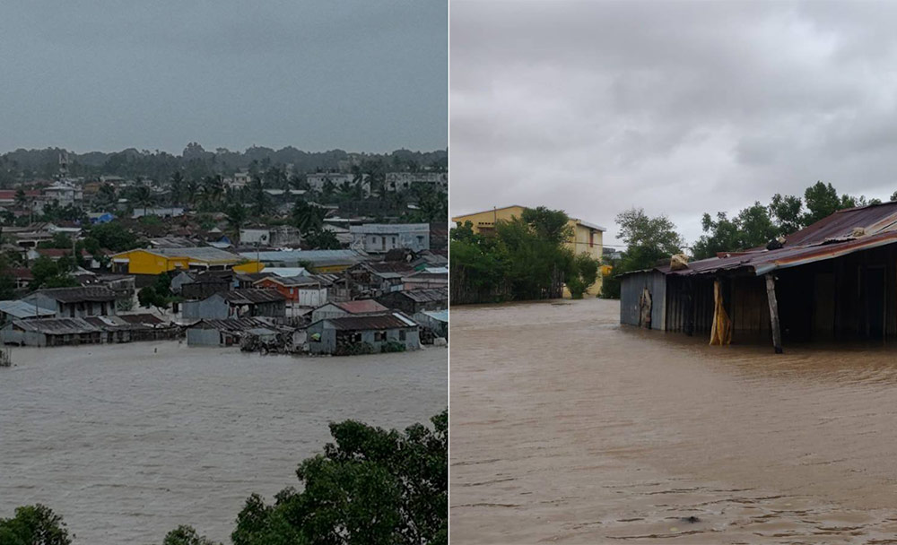 Ngập lụt ở Mahajanga do ảnh hưởng của bão Fytia. Ảnh: VP Quốc gia Madagascar về Quản lý Rủi ro và Thảm họa