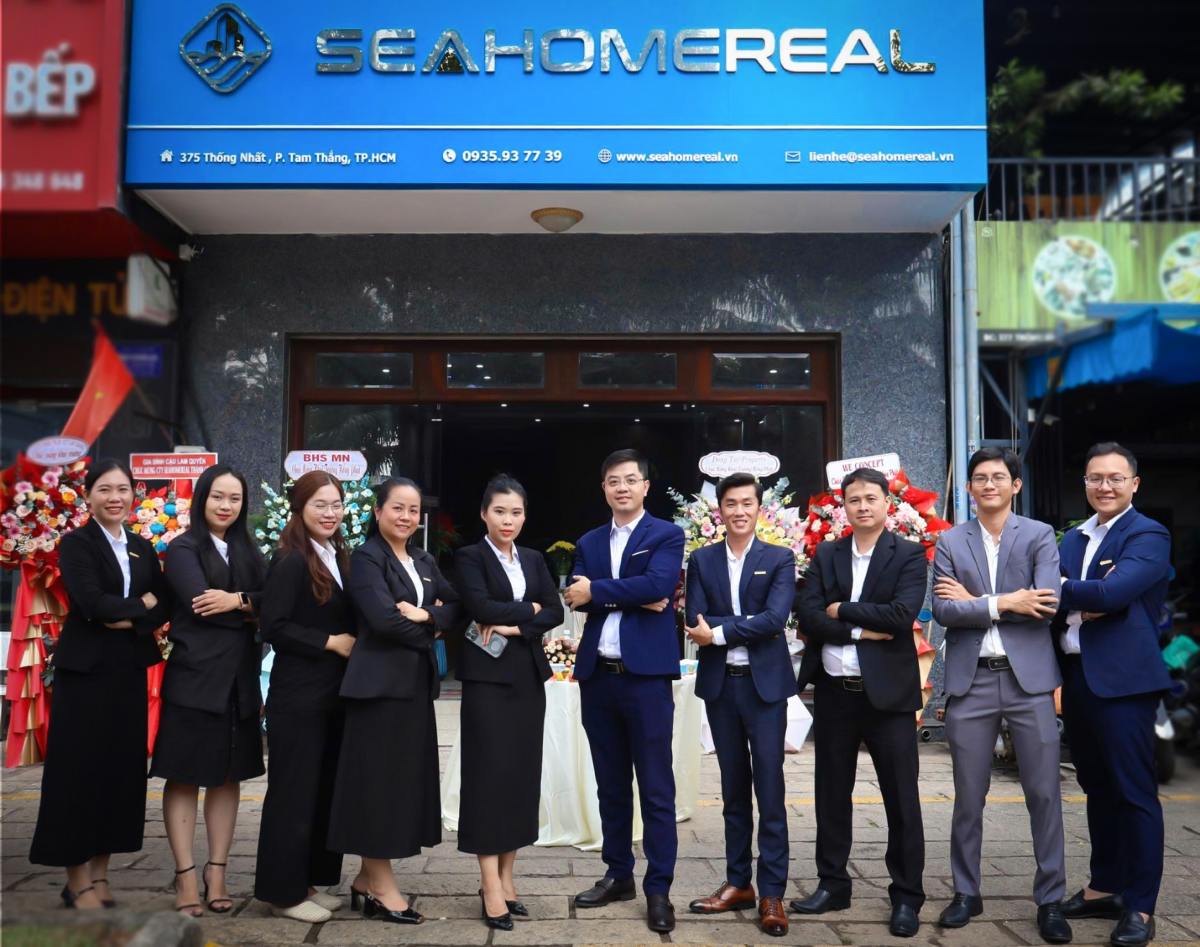 SeaHome Real có trụ sở làm việc tại 375 Thống Nhất mới , phường Tam Thắng, TPHCM. Ảnh: ĐVCC