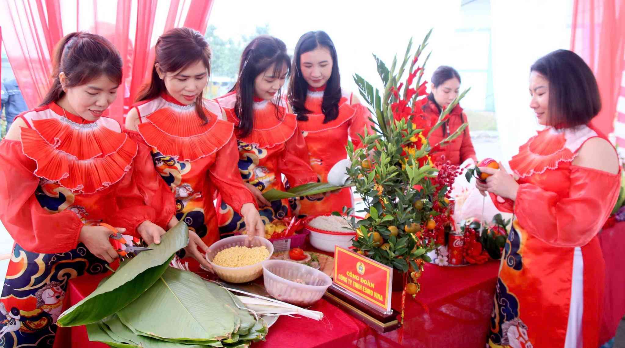 The contest attracted a large number of union members and workers to participate enthusiastically. Photo: Dieu Anh