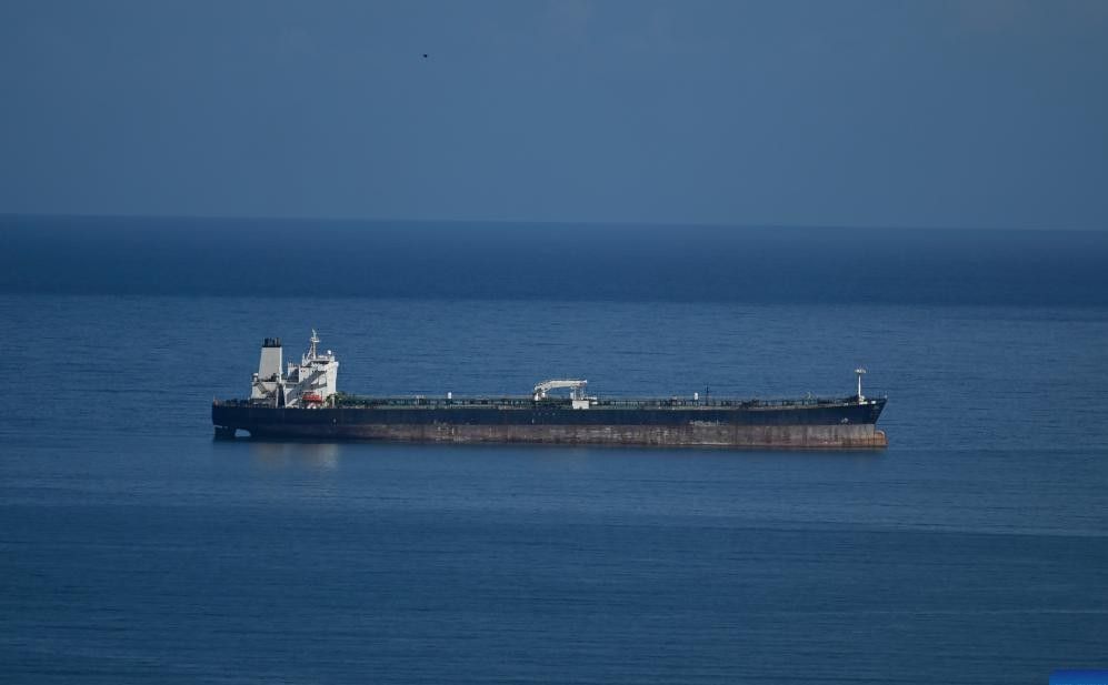 The US Department of Defense confirmed that it has blocked a oil tanker in the Indian Ocean on charges of violating maritime sanctions. Photo: Xinhua