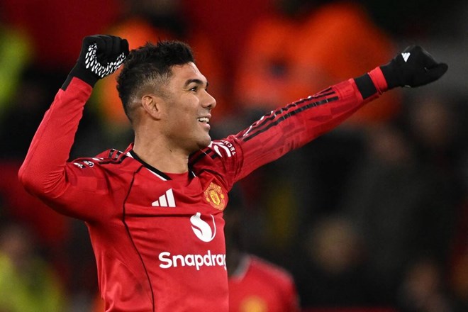 Casemiro is a reliable stopper in Man United's midfield. Photo: AFP