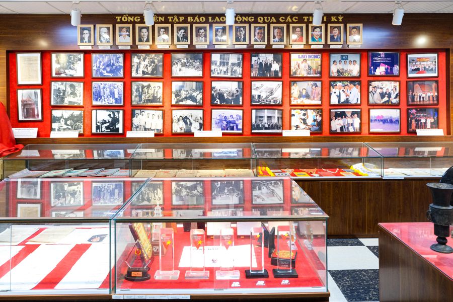 Image from the tradition room of Lao Dong Newspaper. Photo: Tuan Anh