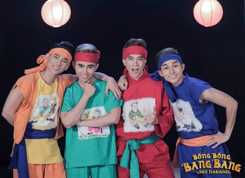 MV “Bống bống bang bang” của nhóm 365 chính thức ra mắt trên Youtube vào ngày 27.6.2016. Ảnh ĐPCC  
