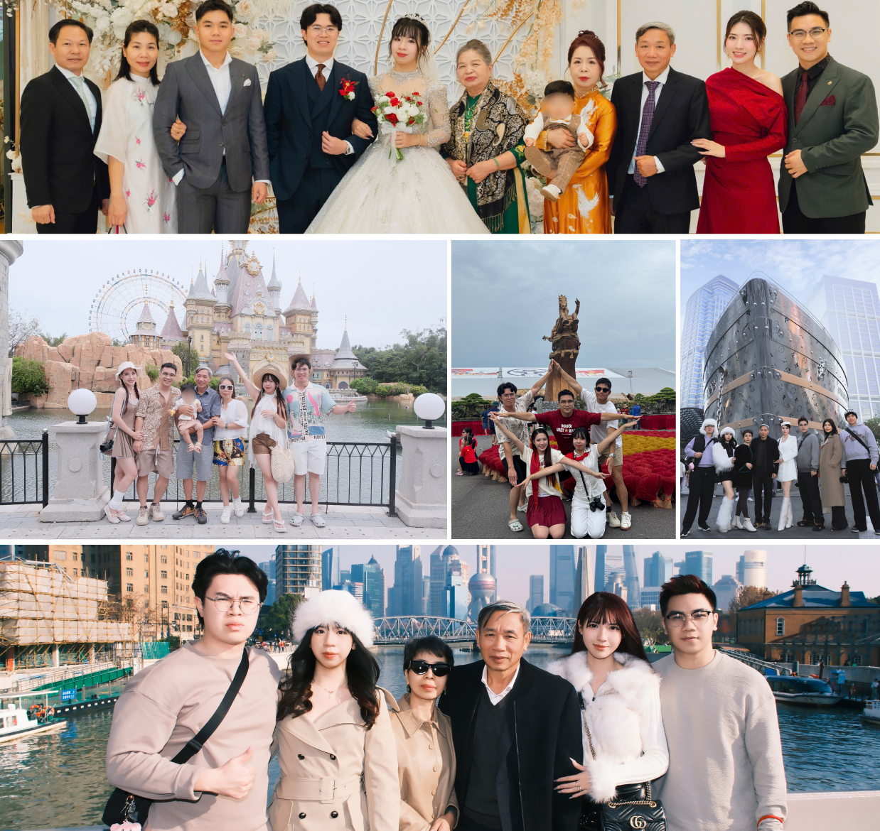 четыре поколения живут вместе