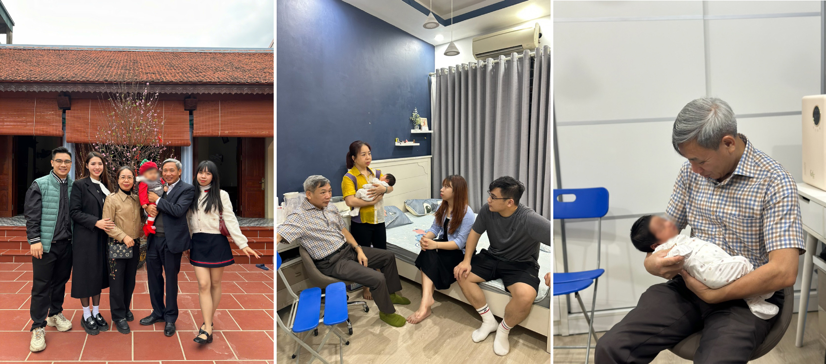 четыре поколения живут вместе