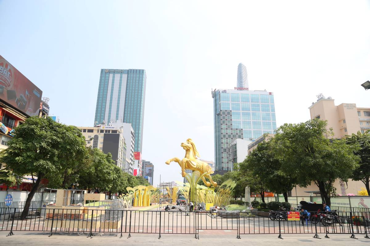 Đường hoa sẽ mở cửa từ ngày 15.2 (tức 28 tháng Chạp âm lịch). Ảnh: Thái Bảo