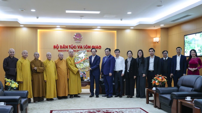 Bước sang năm mới Bính Ngọ 2026, với nền tảng vững chắc và tinh thần nhập thế sâu sắc, kỳ vọng GHPGVN sẽ tiếp tục lan tỏa giá trị “4 chữ An” - Ảnh: Anh Dũng