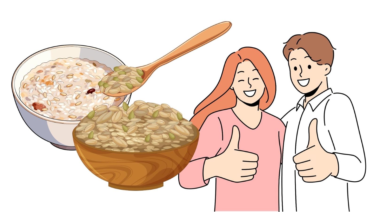 Adding oats to the diet contributes to prolonging life. Graphics: Thanh Thanh