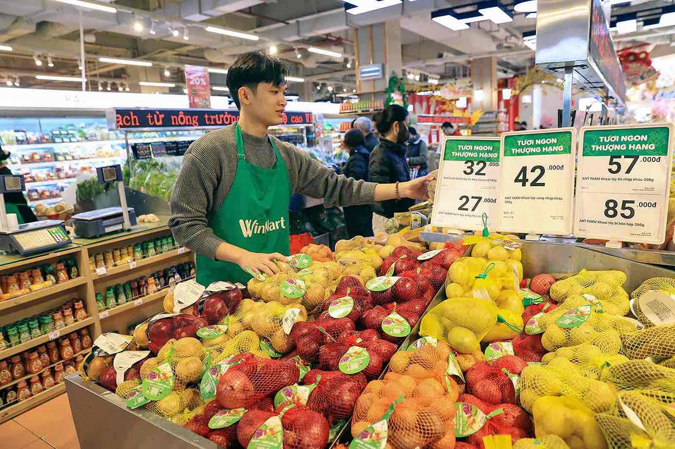 WinMart đảm bảo nguồn cung rau củ chất lượng cao phục vụ người tiêu dùng. Ảnh: Song Anh