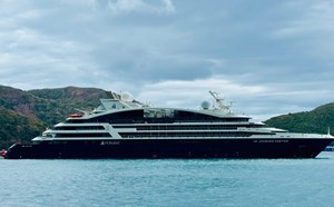 The first international passenger ship docks at Con Dao port in 2026