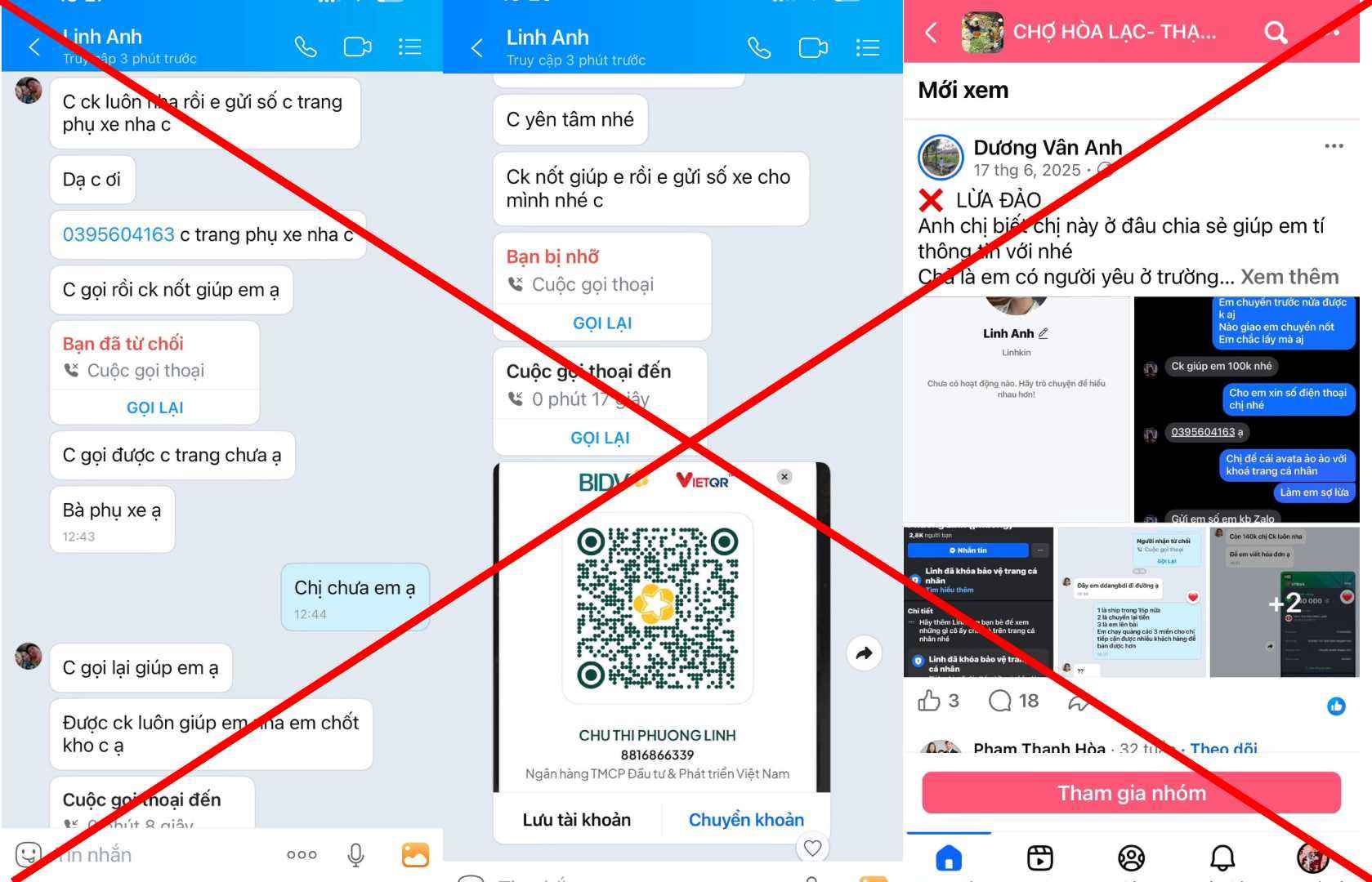 Subjects continuously change nicknames and avatars to defraud. Photo: Character provided