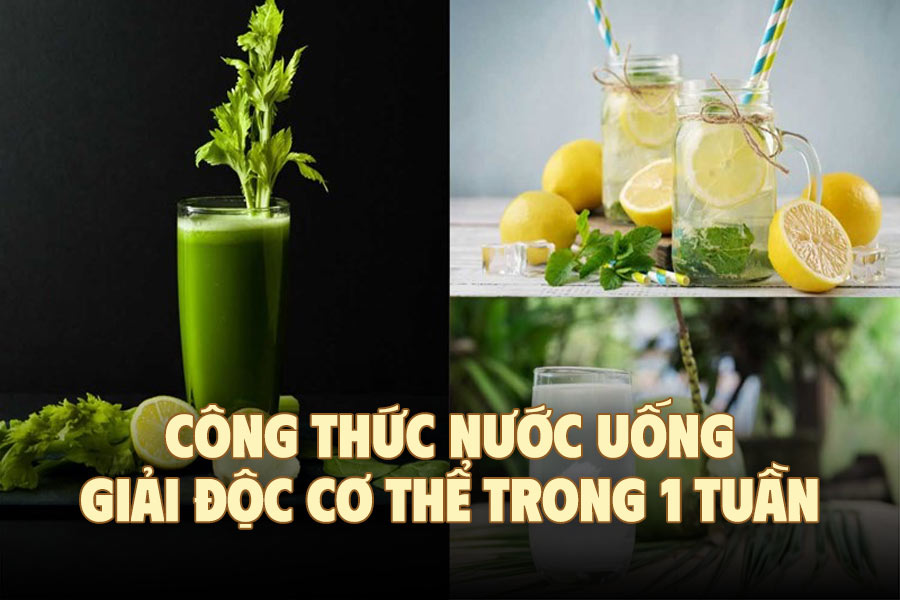 Beverage formula to detoxify the body in 1 week